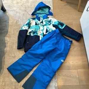 The North Face Ski Coat and Ski Pants